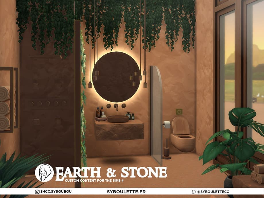 Галерея мода Набор для ванной Earth and Stone #1